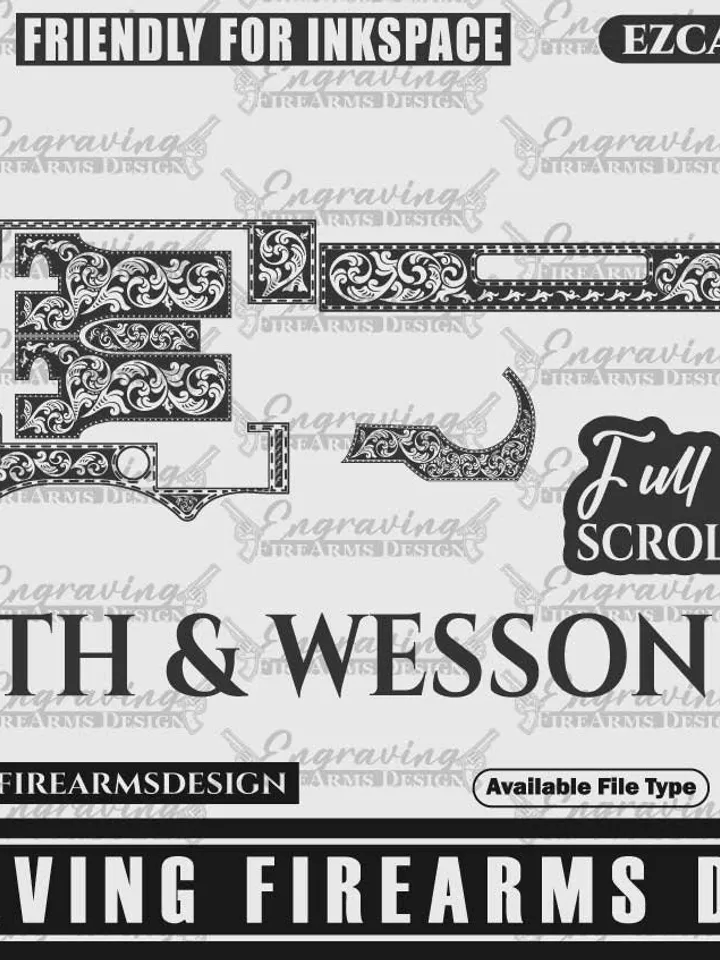 Engraving Firearms Design Smith And Wesson Scroll Design