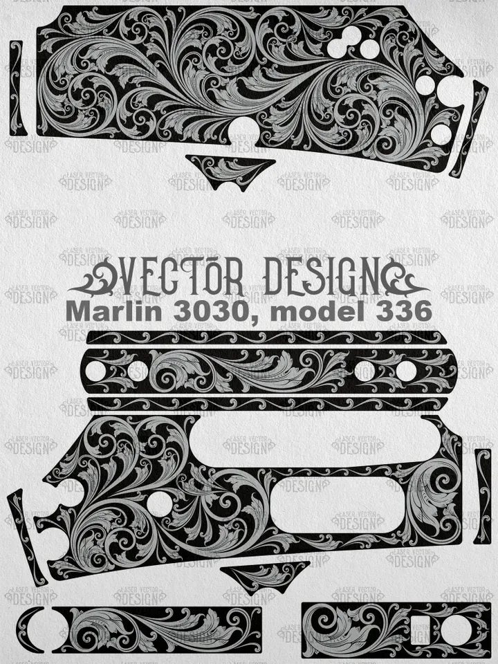 VECTOR DESIGN Marlin 3030, model 336 Scrollwork