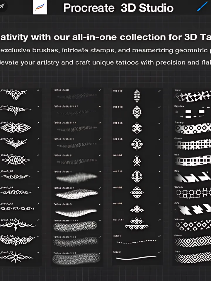 Tattoo Studio - Procreate 3d Models