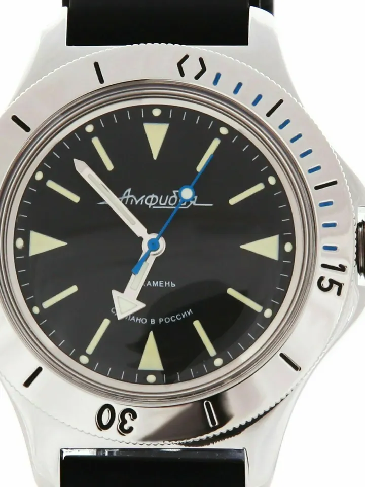 Watch VOSTOK AMPHIBIA Water Proof 200m SCUBA 120512 Mechanical-Auto ORIGINAL