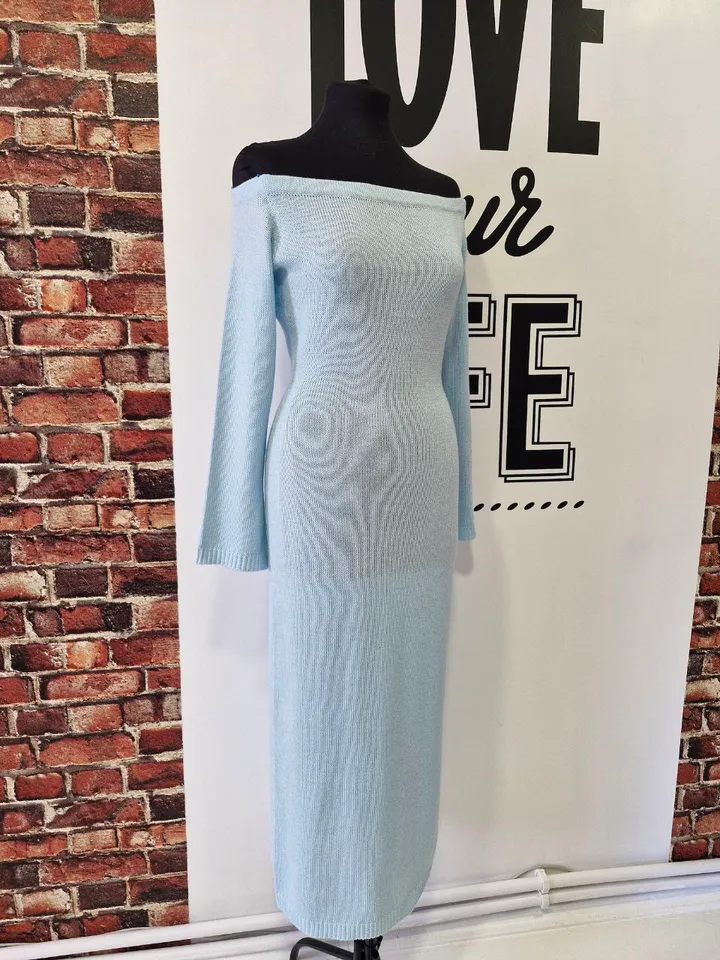 Knitted cotton dress