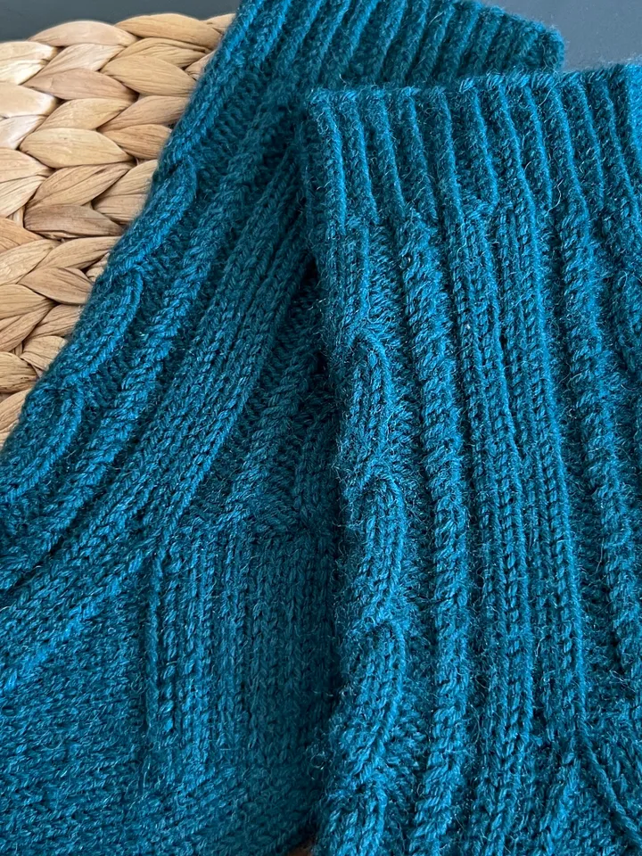 Handmade womens socks | Warm knitted accessory