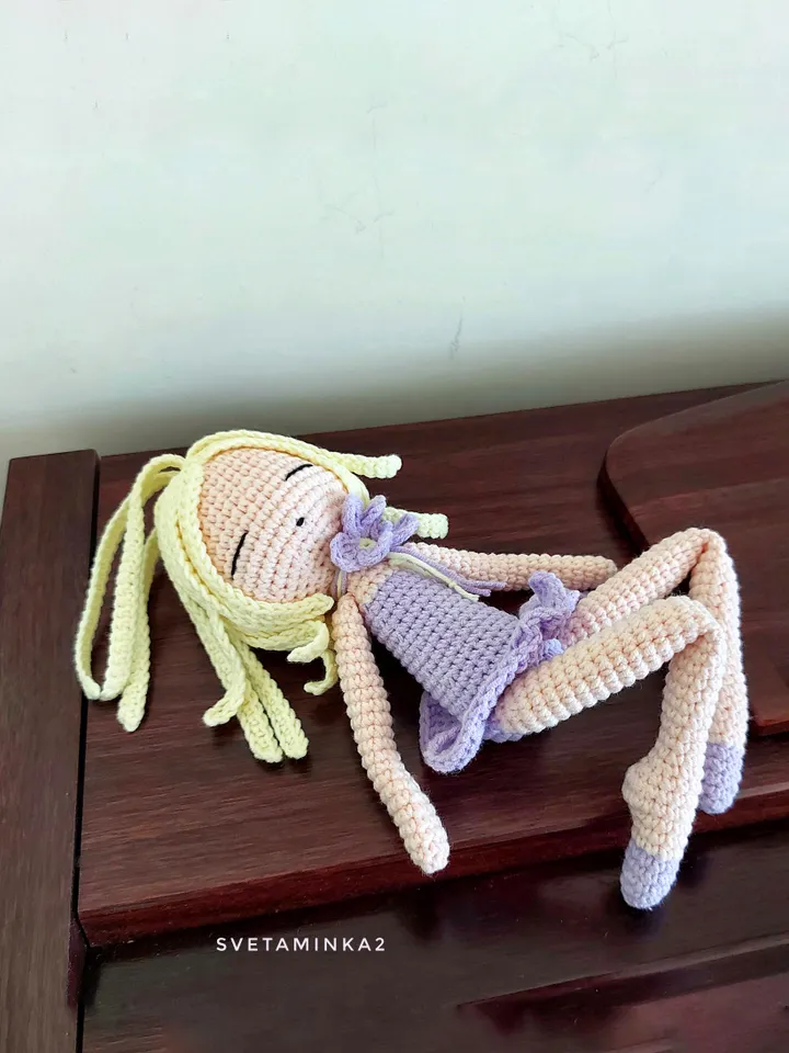 Crochet Doll Pattern Amigurumi. Digital Download. PDF.