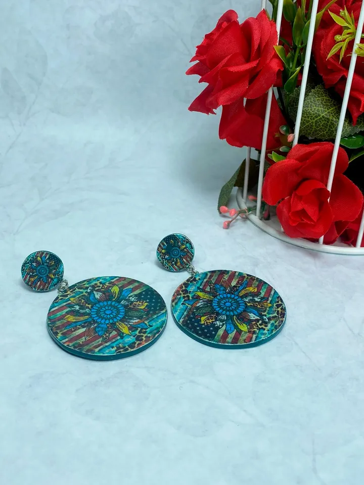 Handmade earrings. Handmade jewelry.Bright, voluminous handmade earrings.