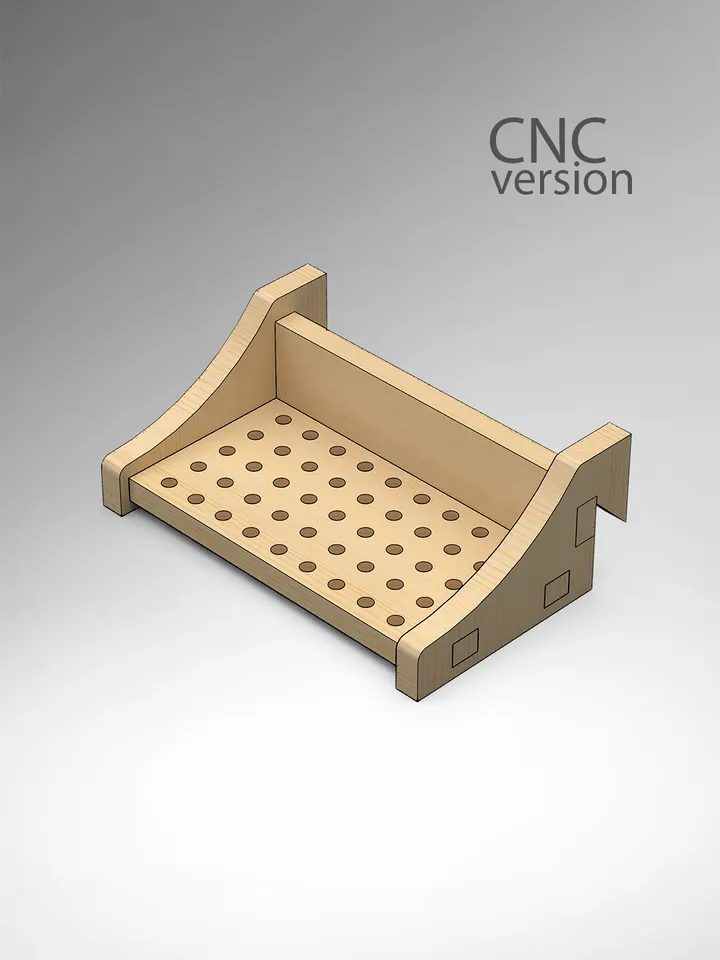 Bits Holder Rack Plans (PDF, SVG) for Workshop – DIY French Cleat Storage System