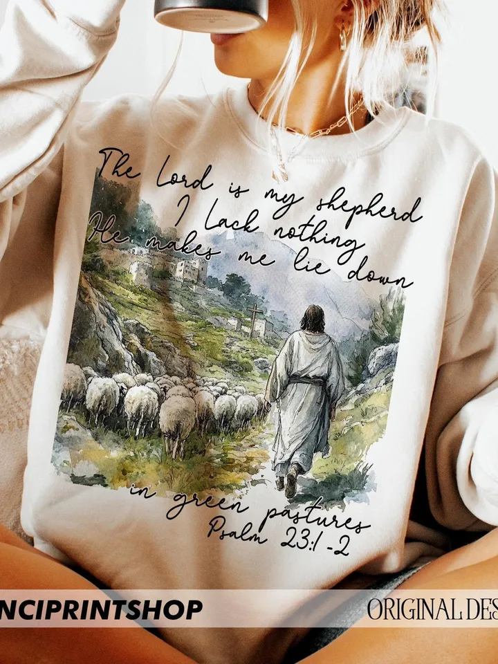 The Lord Is My Shepherd PNG Bible Verse Faith Png, Easter Christian png, Encouraging Faith Christian png, Easter Jesus png, Christian png