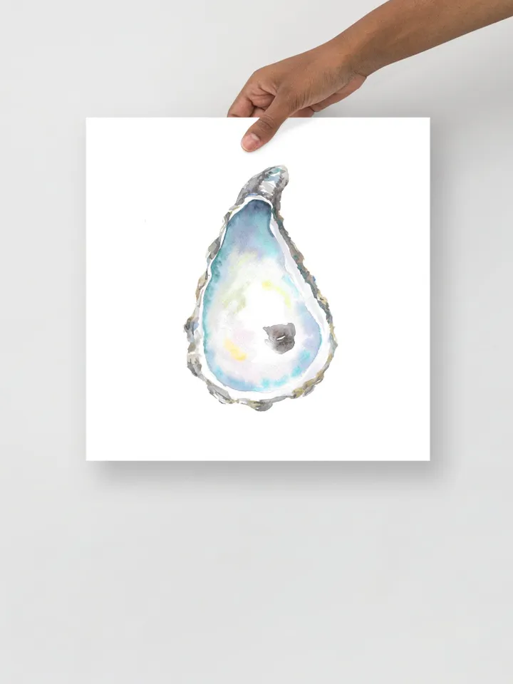 Oyster Print Set ,Watercolor Oyster, Oyster Painting, Oyster 3 Piece Set, Seaside Decor,Seaside Art Poster,Oyster Shell Art, Ocean Art Print