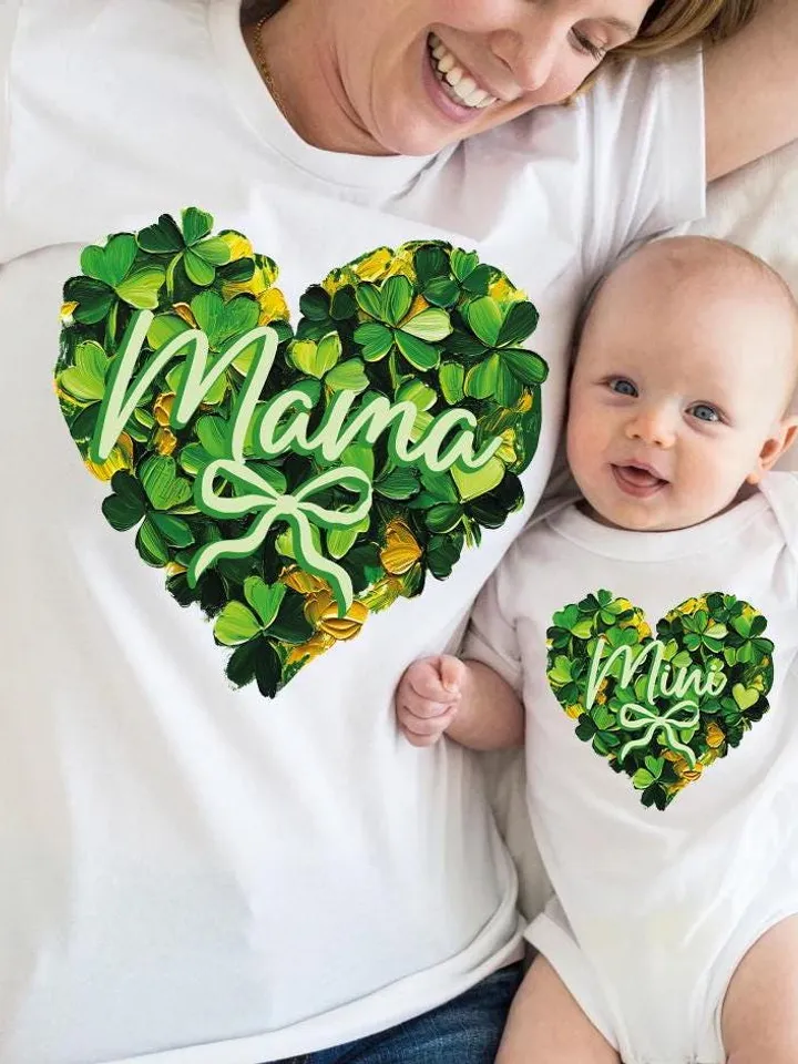 St. Patrick’s Day Heart Brushstroke png Lucky Mama St. Patrick’s PNG, Mama St. Pattys Png, Mama Mini St.Patrick's png, St.Patrick Bow Png