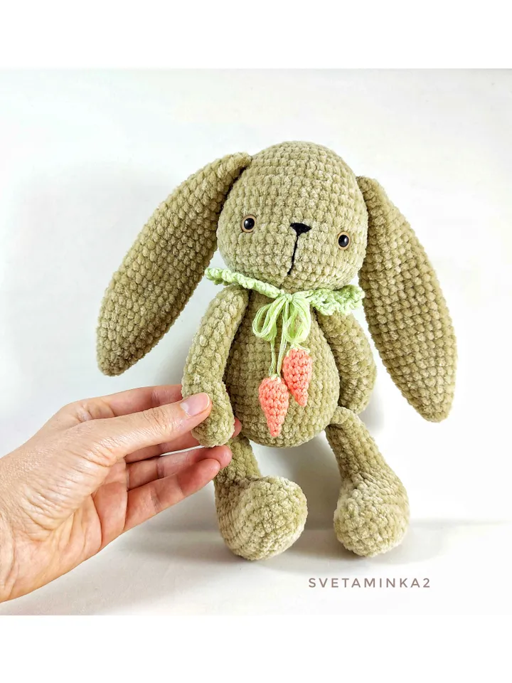 Crochet Plush Pattern. Crochet Bunny Pattern. Crochet Teddy Bear Pattern. Amigurumi. Digital Download. PDF.