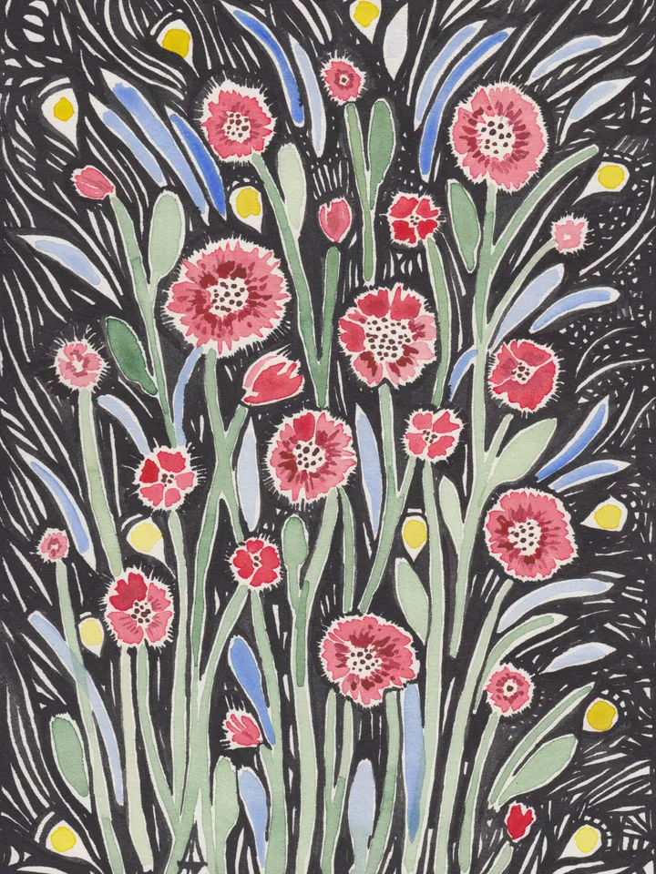 Original watercolor painting.