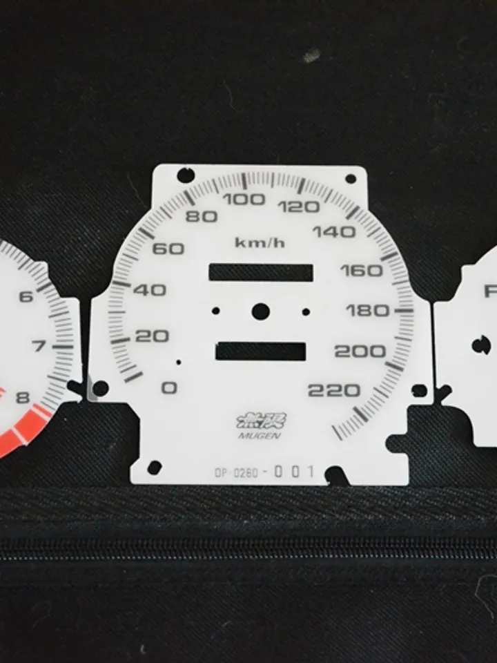 Gauge Faces Overlay kit Mugen style for Honda Civic Ek EJ 96-00 OEM