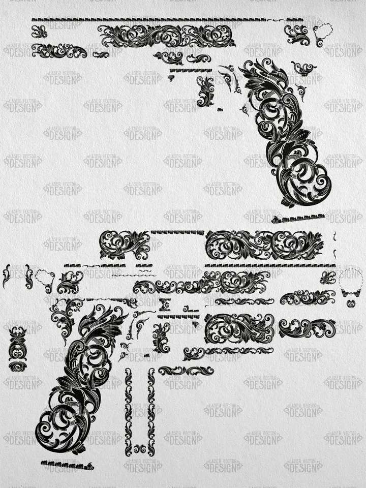 VECTOR DESIGN Smith & Wesson SW 1911 Scrollwork