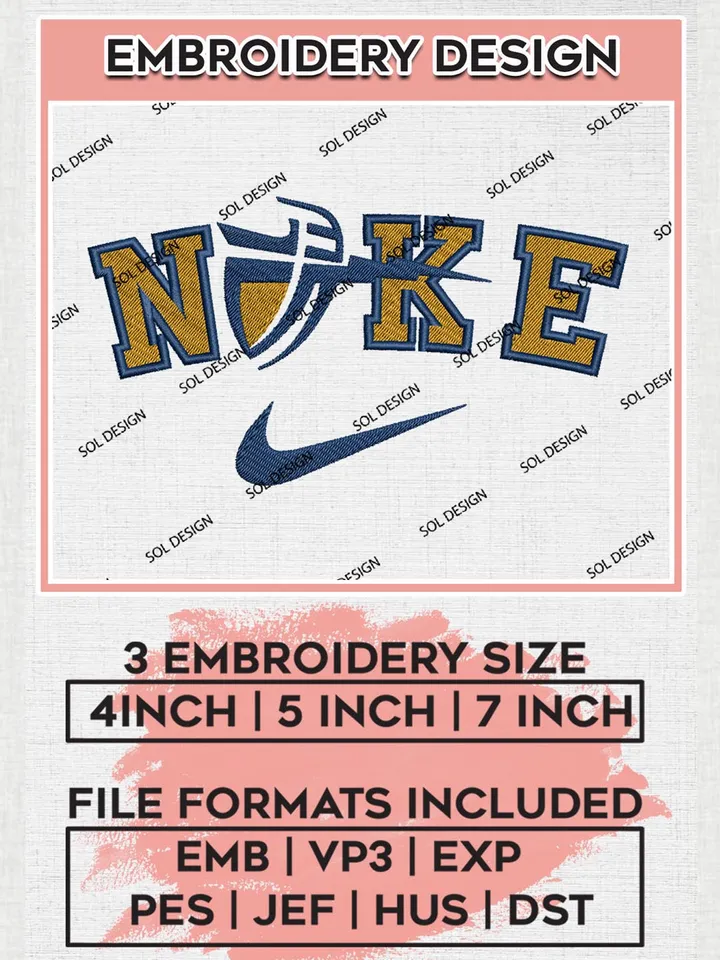 Nike California Baptist Lancers Machine Embroidery Design, NCAA California Baptist Lancers Embroidery Design files, NCAA Embroidery Designs, NCAA Machine Embroidery Designs, Digital Download