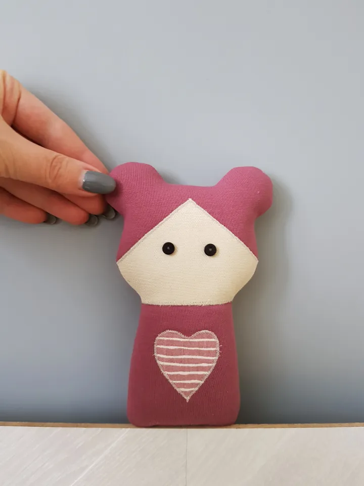 set of 3 sewing patterns mini doll & rabbit in sleeping bag, 3 digital tutorials in English, rag dolls sewing diy