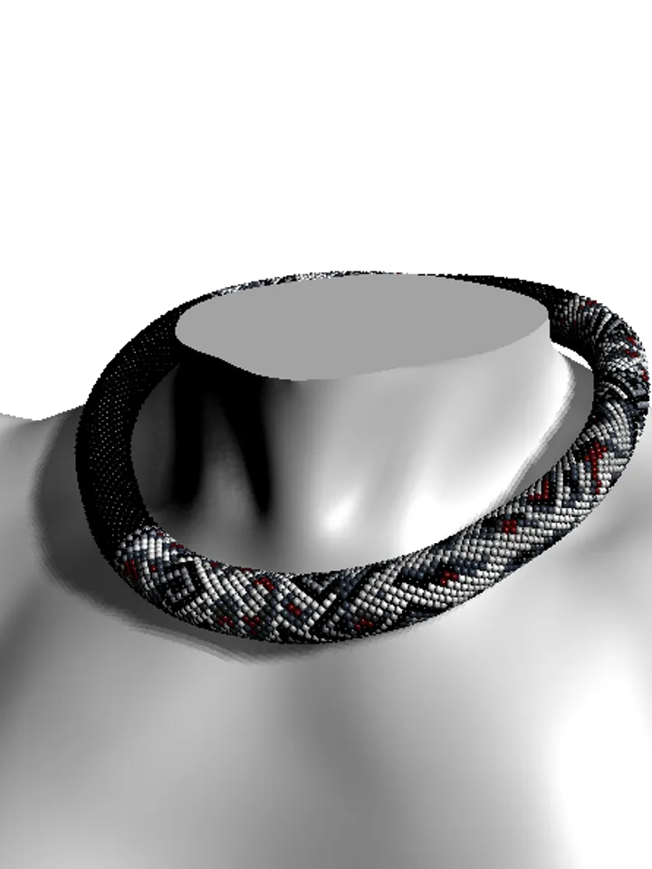 PDF Bead Crochet Pattern , Pattern for Necklace and Bracelet bead crochet