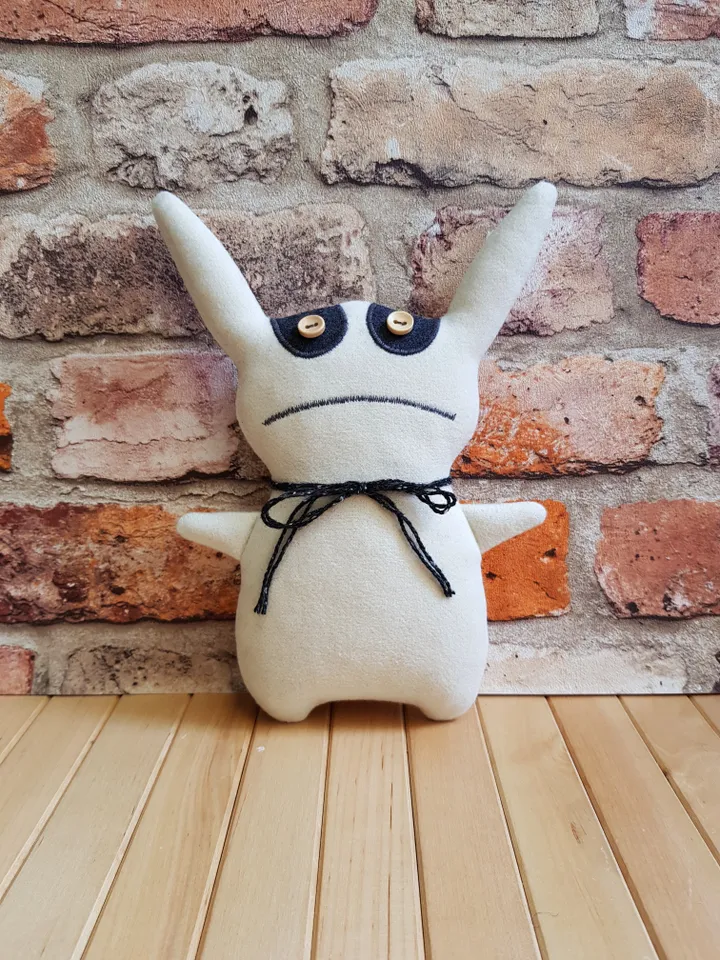 Rabbit Sewing Pattern PDF, Creepy Doll diy, Stuffed animal pattern