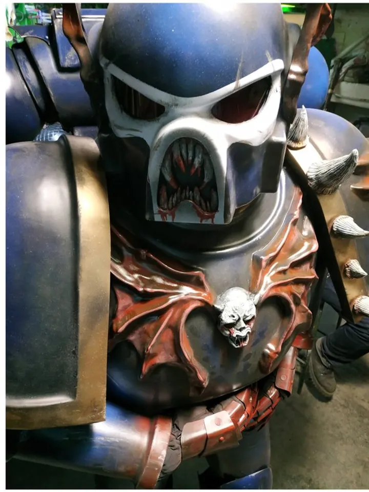 Warhammer 40K - Spacemarine - Cosplay - costume - full armour - Night Lords - 55