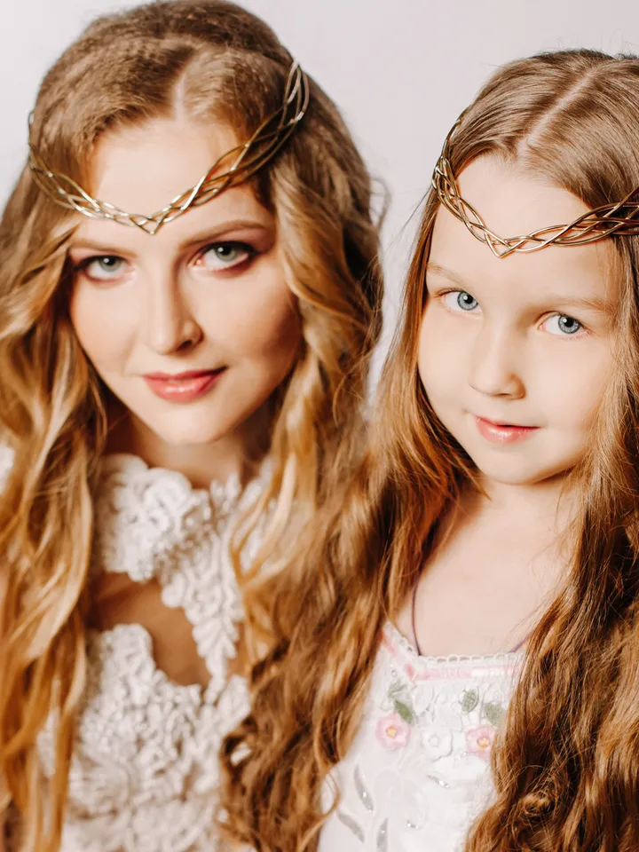 Wedding diadem Bridal Elven Tiara Elven bridal hair vine Wedding Headpiece bridal headband fantasy fairy Tiara Alise