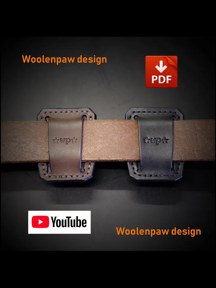 Leather pattern - ZIPPO Slide Case -  EDC36