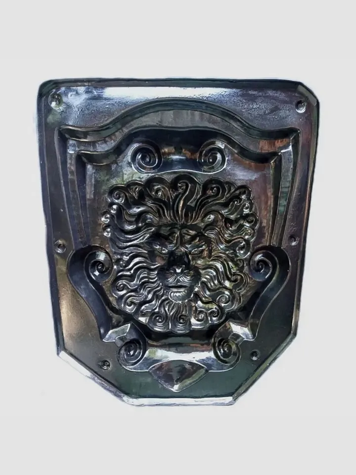 Plastic mold for concrete and gypsum "Lion" DIY ready 16,34"21,65"4,33 in
