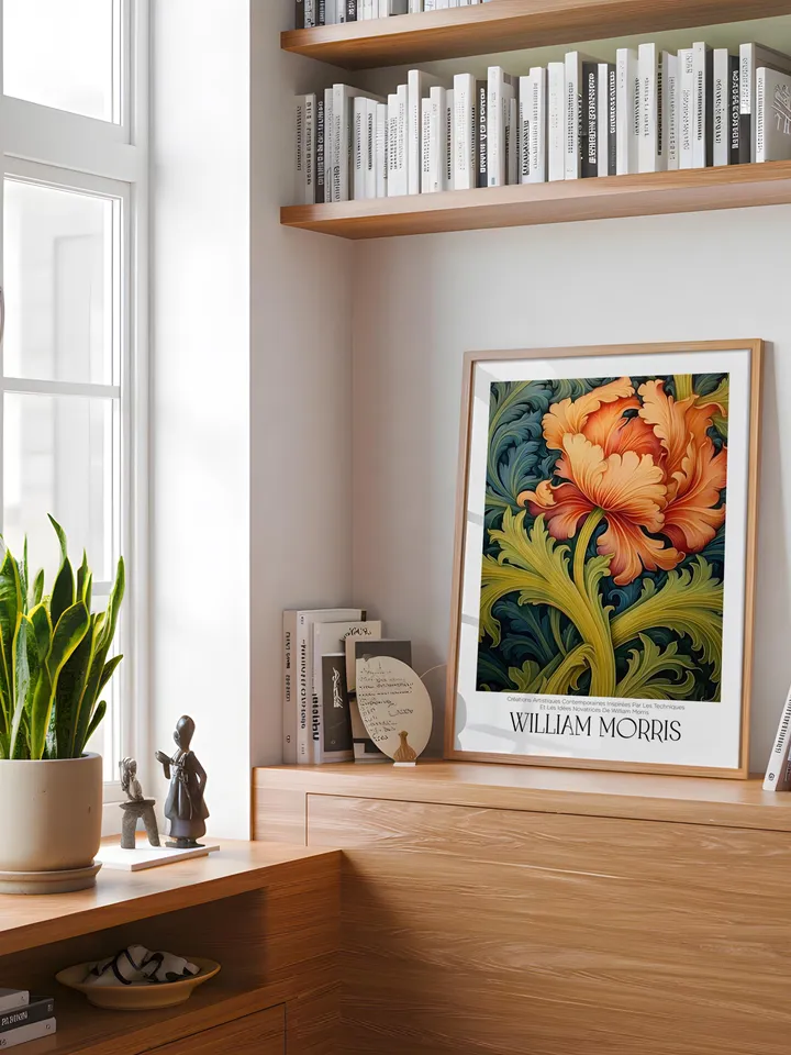 William Morris Wall Art, Vintage Botanical Print, Floral Poster Arts Decor, Digital Download, William Morris Print Digital Download AA11