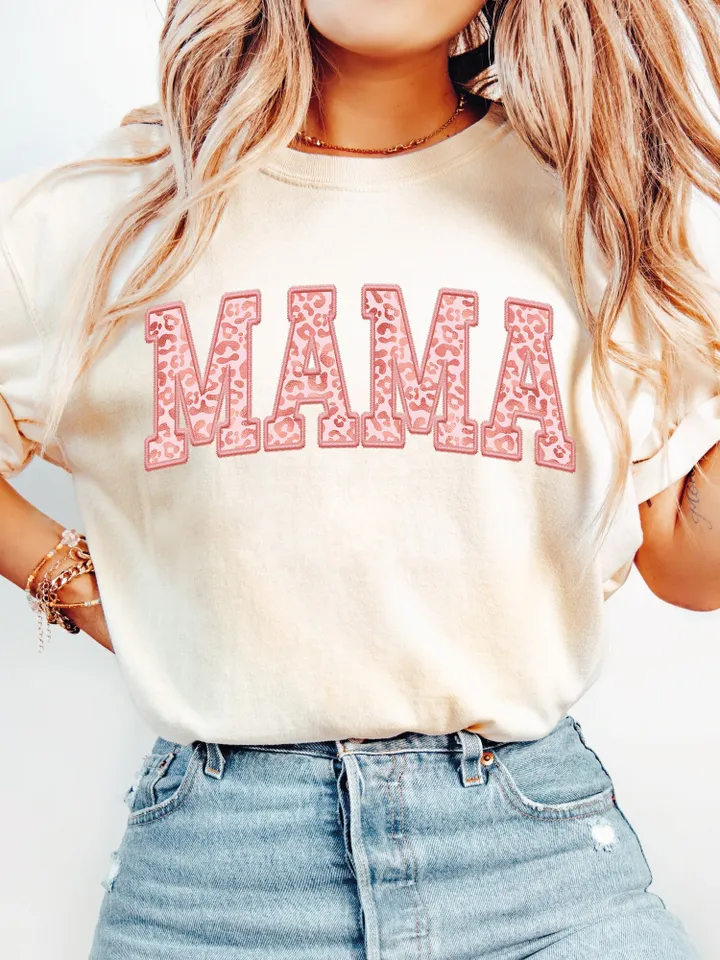 Mama Embroidered png,mama varsity PNG,t glitter leopard mama png,mama png,leopard mama png,mother's day png,embroidery mama png sublimation
