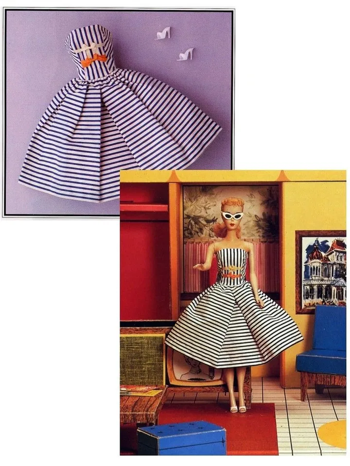 Vintage Barbie Sewing Pattern Cotton Casual Wardrobe Clothes for Dolls 11-1/2" Digital Download PDF