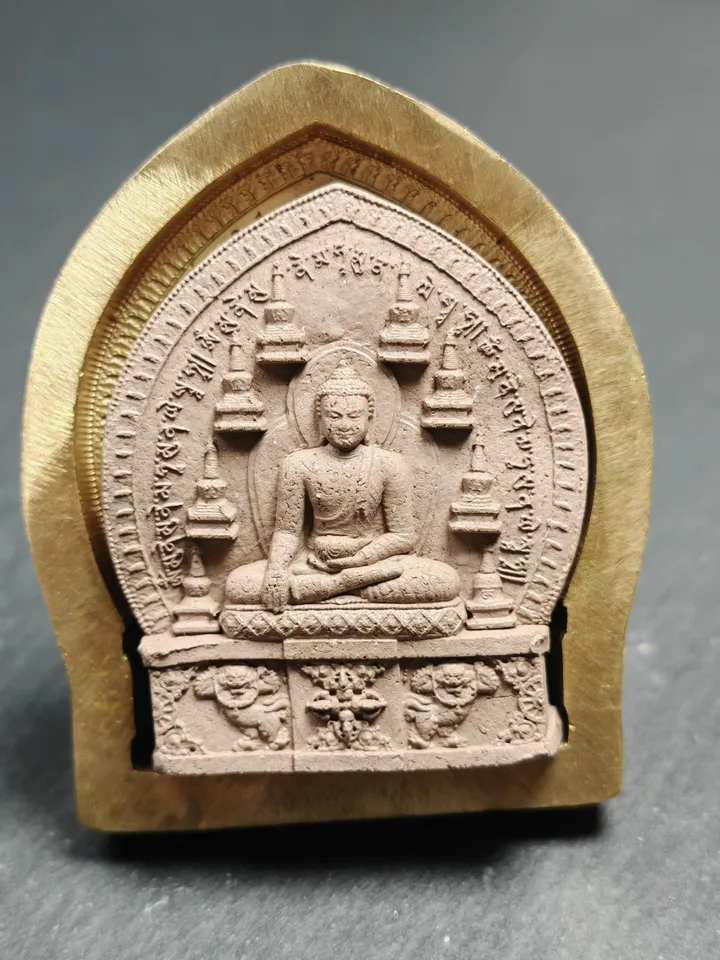 Shakyamuni Tsa Tsa Mold,Old Version 5cm Height, Gandhanra Unique Tibetan Buddha Statue ,Mould For Making Clay Statue,Tsha Tsha