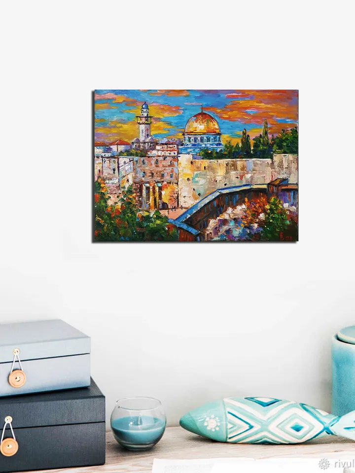 Jerusalem Dome of the Rock oil painting