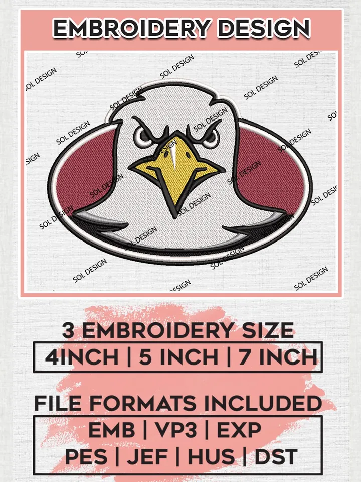 NCAA Logo Boston College Eagles, Embroidery design, NCAA Boston College, Embroidery Files, Machine Embroider Pattern, Digital Download