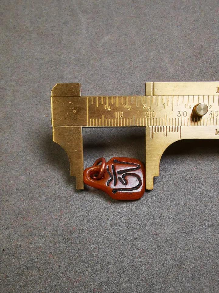 Gandhanra Tibetan Yak Bone Carved Tibetan Alphabet OM,Mala Pendant,Bead Counter Clip,Prayer Bead Accessories,
