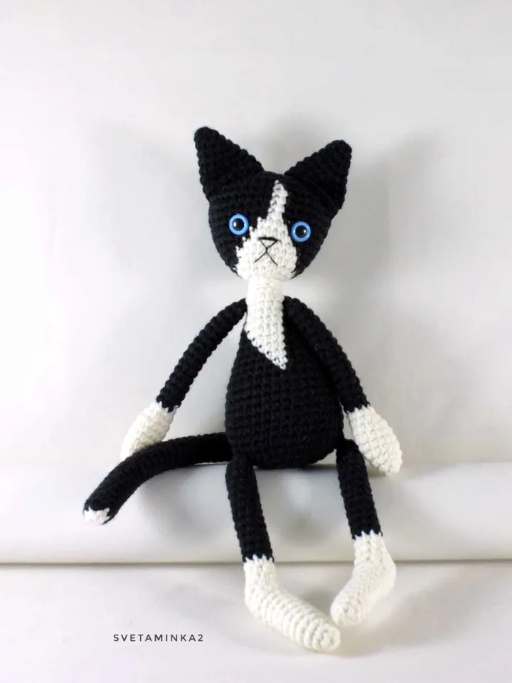 Crochet Cat Pattern. Amigurumi Cat Pattern. Cute Amigurumi Stuffed Toy. Digital Download. PDF.