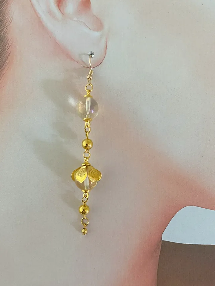 Vintage earrings. handmade.