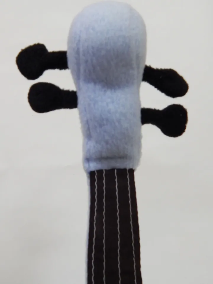 Violin plush toy with sound recorder