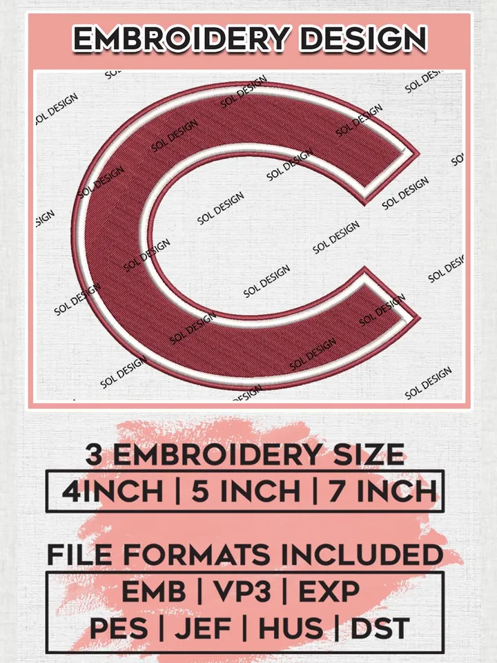 Colgate Raiders Logo Machine Embroidery Design, NCAA Colgate Raiders Embroidery Design Design files, NCAA Embroidery Designs, NCAA Machine Embroidery Designs, Digital Download