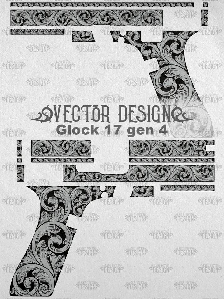 VECTOR DESIGN Glock 17 gen 4 Scrollwork