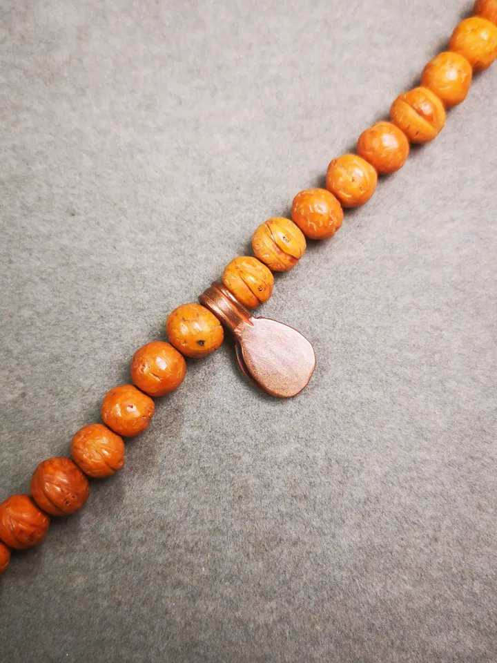 Gandhanra Handmade Tibetan Buddhist Mala Counter Clip,Bum Counter Clip for Prayer Beads,Mala Accessories