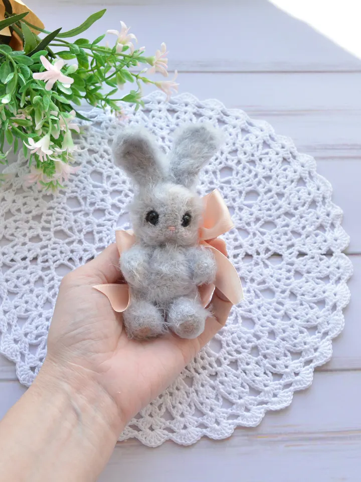 Amigurumi bunny crochet pattern, bunny toy pattern, Bunny doll handmade, Handmade stuffed bunny, Handmade bunny plushie