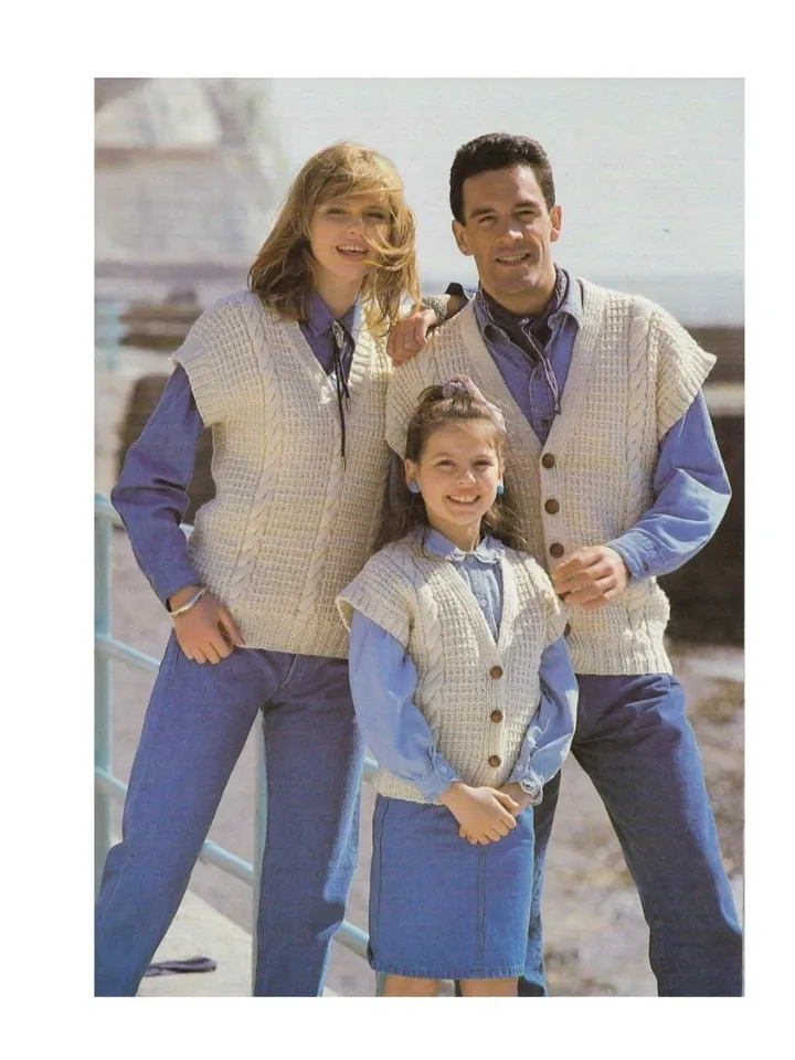 Waistcoat knitting pattern Waistcoat women men children knitting patterns pdf easy Waistcoat