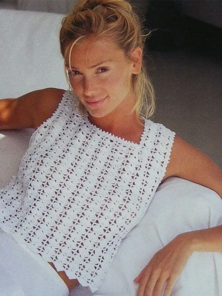 TOP CROCHET PATTERN , top pattern, Women top, summer top, lace crochet top Pdf