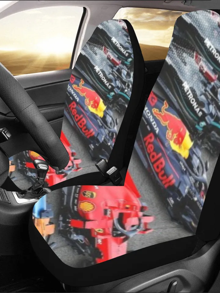 Formula 1 F1 Car Seat Covers Set of 2 Universal Size