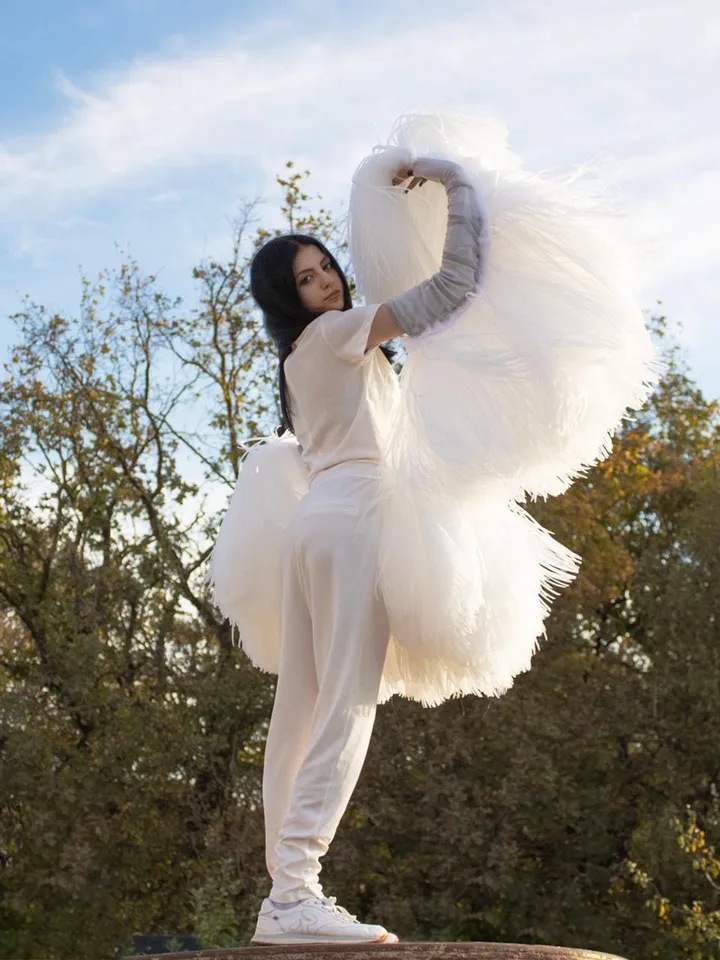 sleeve wings, arm wings, angel wings, white angel wings, wings, white wings, christmas wings