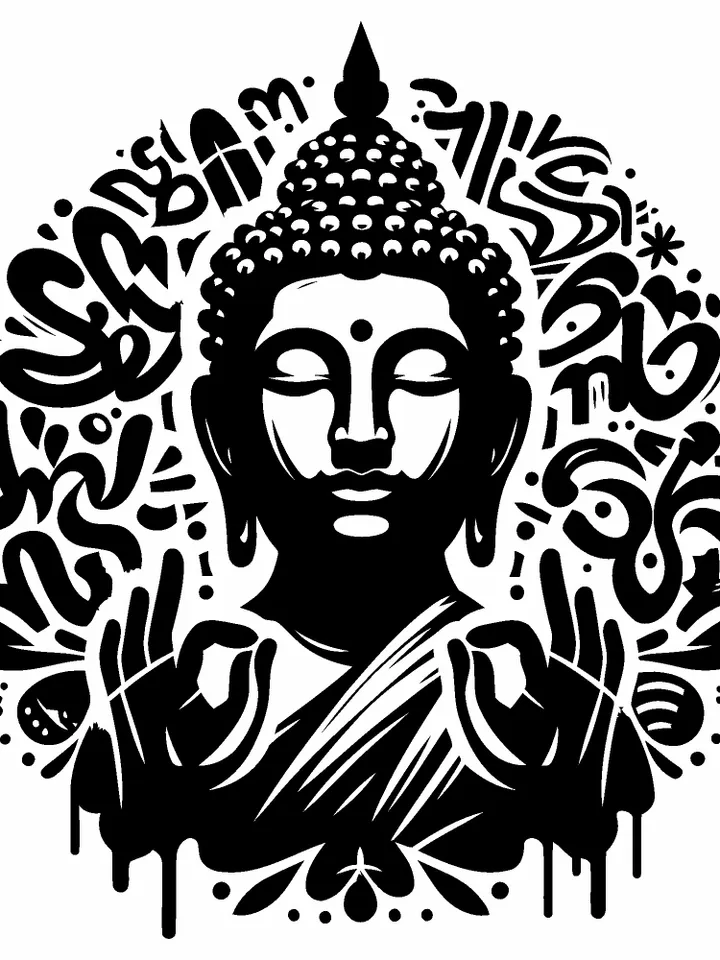 Buddha SVG Bundle, Buddhism Clipart, Buddha Vector, Meditation SVG, Religious Svg, Yoga Svg, The Buddha svg