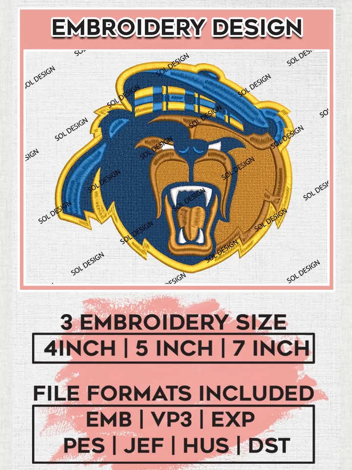 NCAA UC Riverside Highlanders Team Head Mascot Logo Machine Embroidery Design, NCAA UC Riverside Highlanders Team Design Design files, NCAA Team Embroidery Designs, NCAA Machine Embroidery Designs, Digital Download