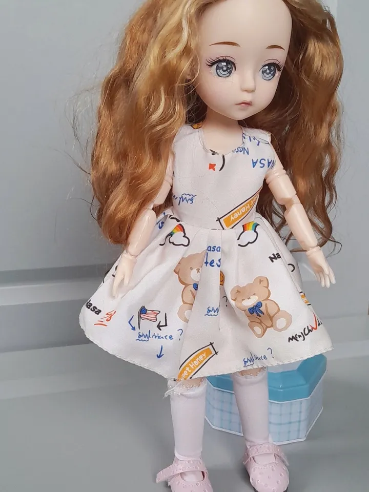 Handmade OOAK BJD Doll, 12.2 Inches