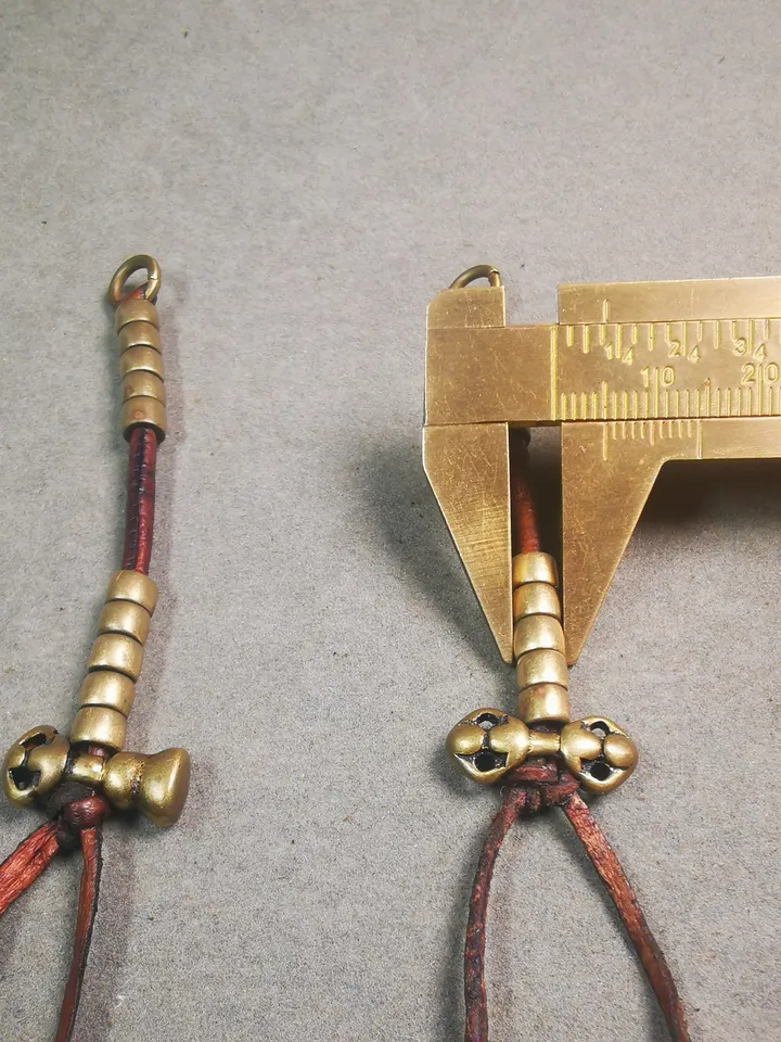 Gandhanra Handmade Tibetan Buddhist Mala Counters,Prayer Bead Counters,with Dorje and Vajra,Made of Brass