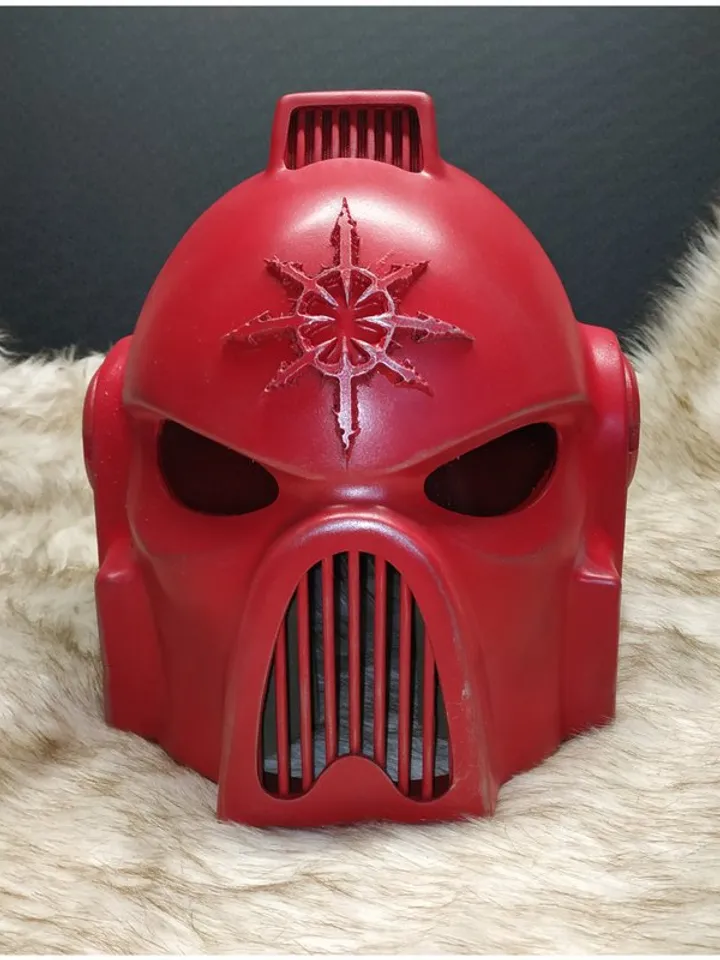 Dawn of war spacemarine helmet - Warhammer 40k - mark of chaos - cosplay armor