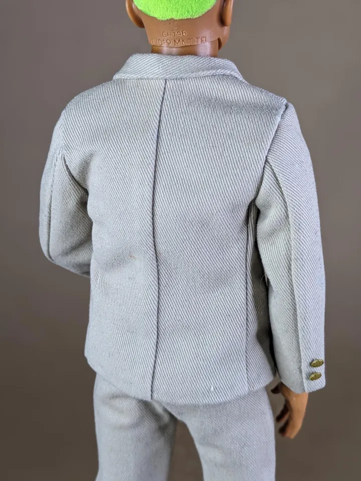 Classic beige suit for 12-inch fashion male dolls
