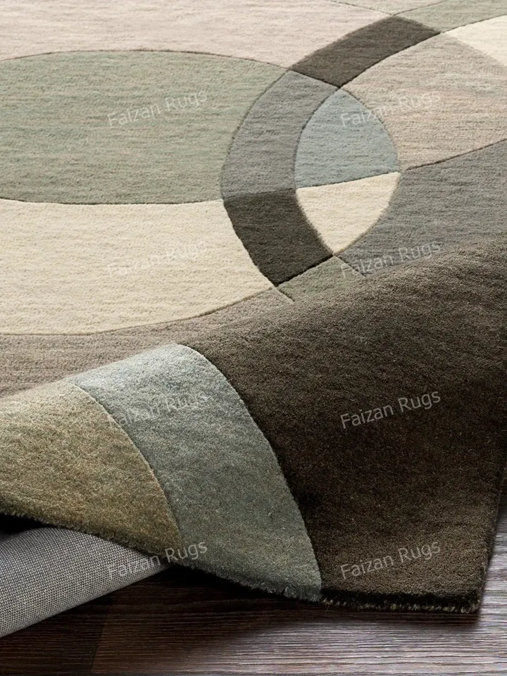 Antique Beige & Gray Hand tufted Rug 100% wool for living room, bed room, kids room in any size 9x12,8x10,6x9,5x8 fast up guys!!!!