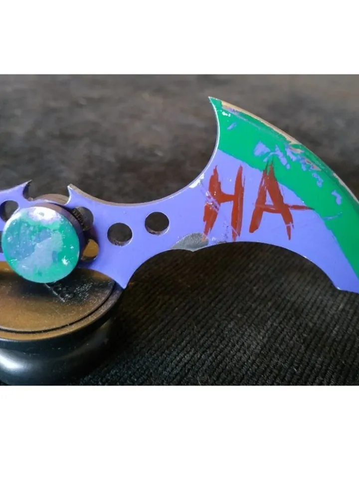 Batman cosplay - Joker's Batarang - One unit is a 1 piece - made to order